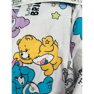 Care Bears Sleep Joggers Lounge Pants Size 2X Women’s White Print Kidcore NEW
